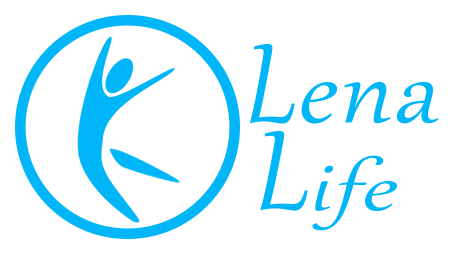 Lena Life for a Better Life - Vitamins, Nutrition, Skin Care, Silver and Gold Coins Logo